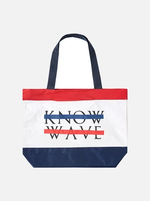 BEACH TOTE BAG-RED/WHT/BLU